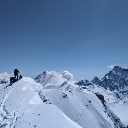 Ski de randonnée en engagement privé